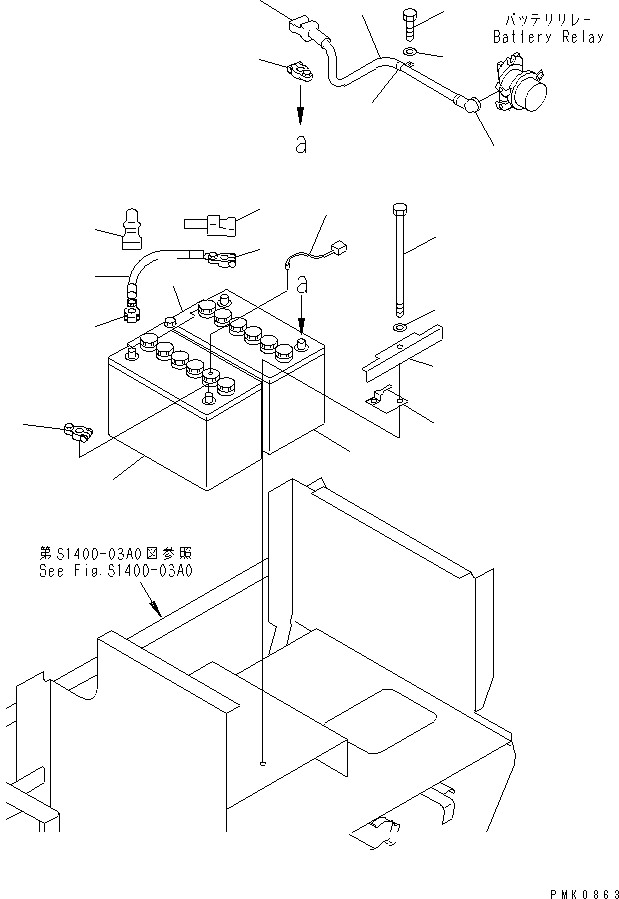 Кабель 21J-06-13710 KOMATSU