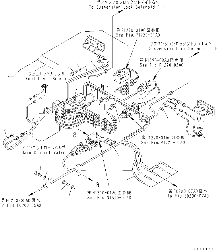 Жгут проводов 21J-06-12611 KOMATSU