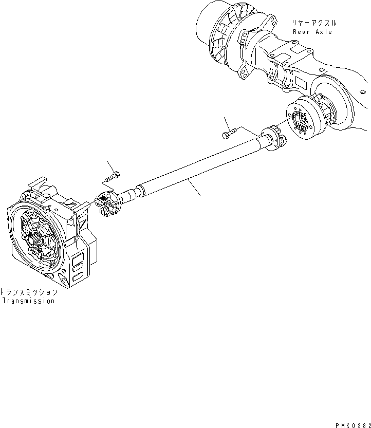 SHAFT ASS'Y,(SEE FIG.F3240-51A0) (21J-20-11101) KOMATSU