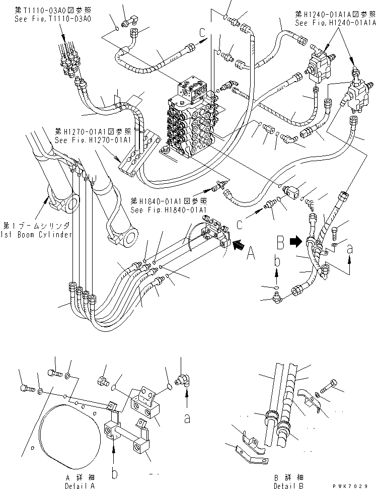 HOSE Z030001A1A 21J-62-13461 KOMATSU