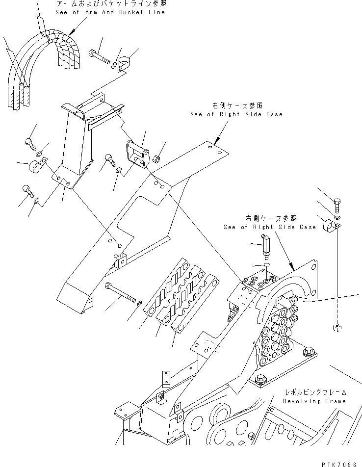 Хомут 21J-62-15741 KOMATSU