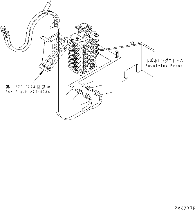 Шланг 21J-973-1670 KOMATSU