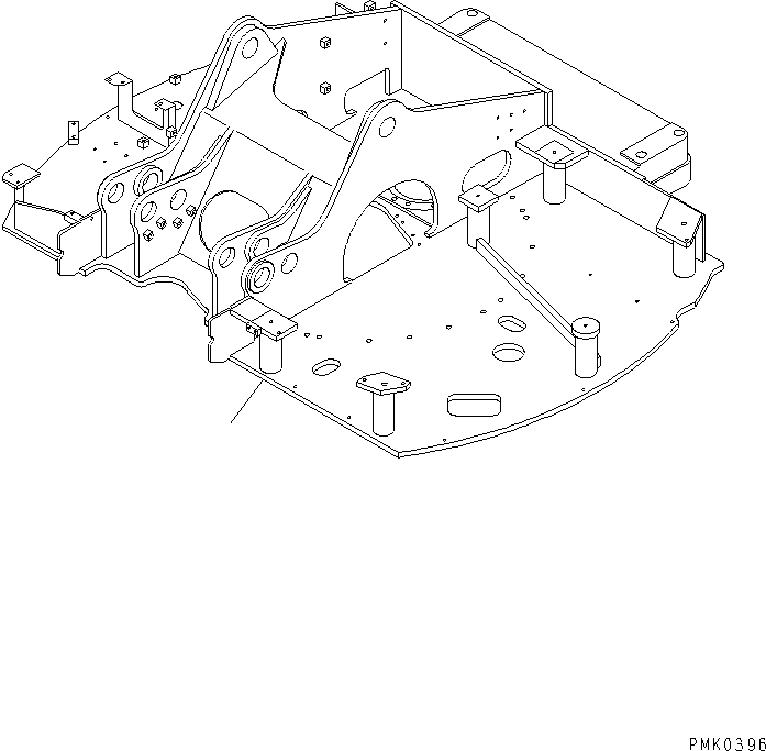 FRAME,REVOLVING 21J-46-11310 KOMATSU