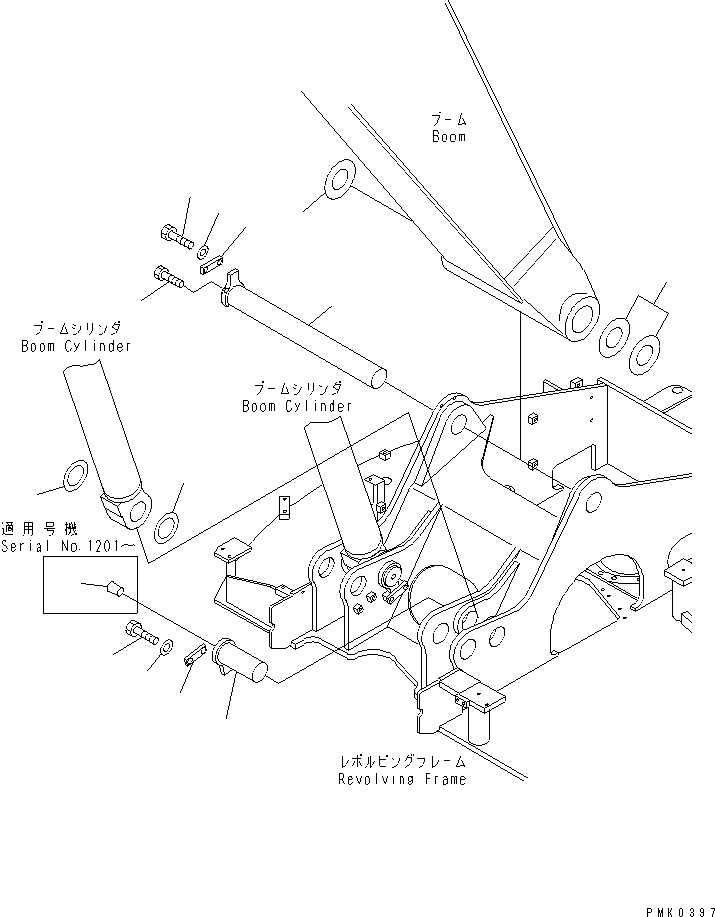 Палец 21J-70-11680 KOMATSU