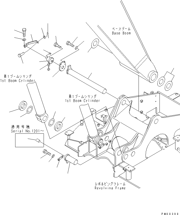 Палец 21J-70-11780 KOMATSU