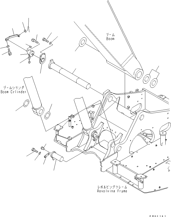 Рычаг 21J-70-11910 KOMATSU