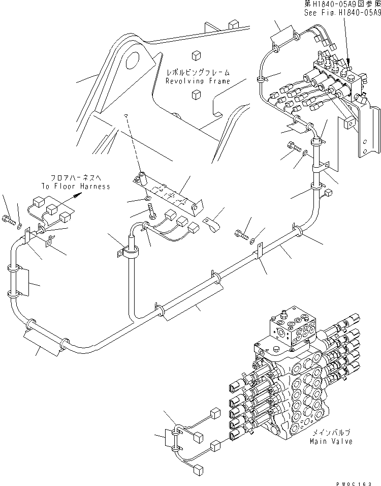 Жгут проводов 21J-06-11722 KOMATSU