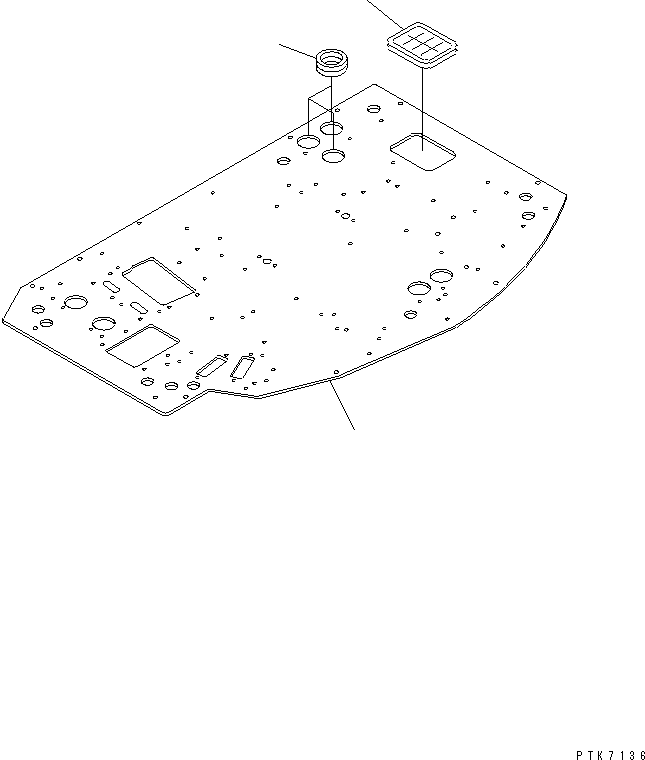 Проходная втулка 21J-54-13770 KOMATSU