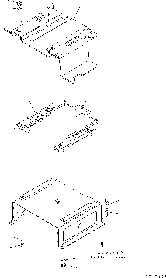 ADJUSTER,R.H. 21J-54-13312 KOMATSU