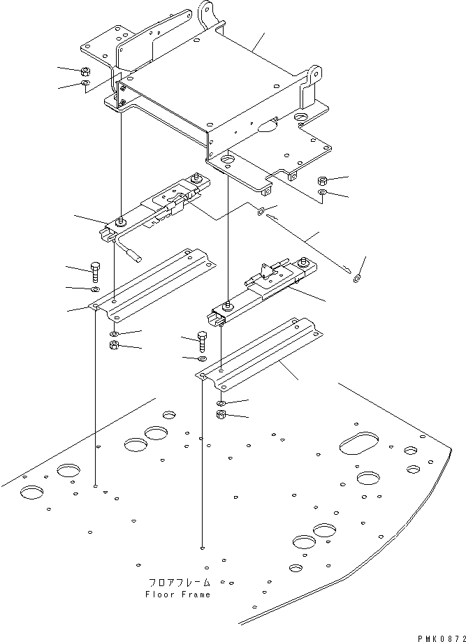 ADJUSTER,L.H. 21J-54-13370 KOMATSU