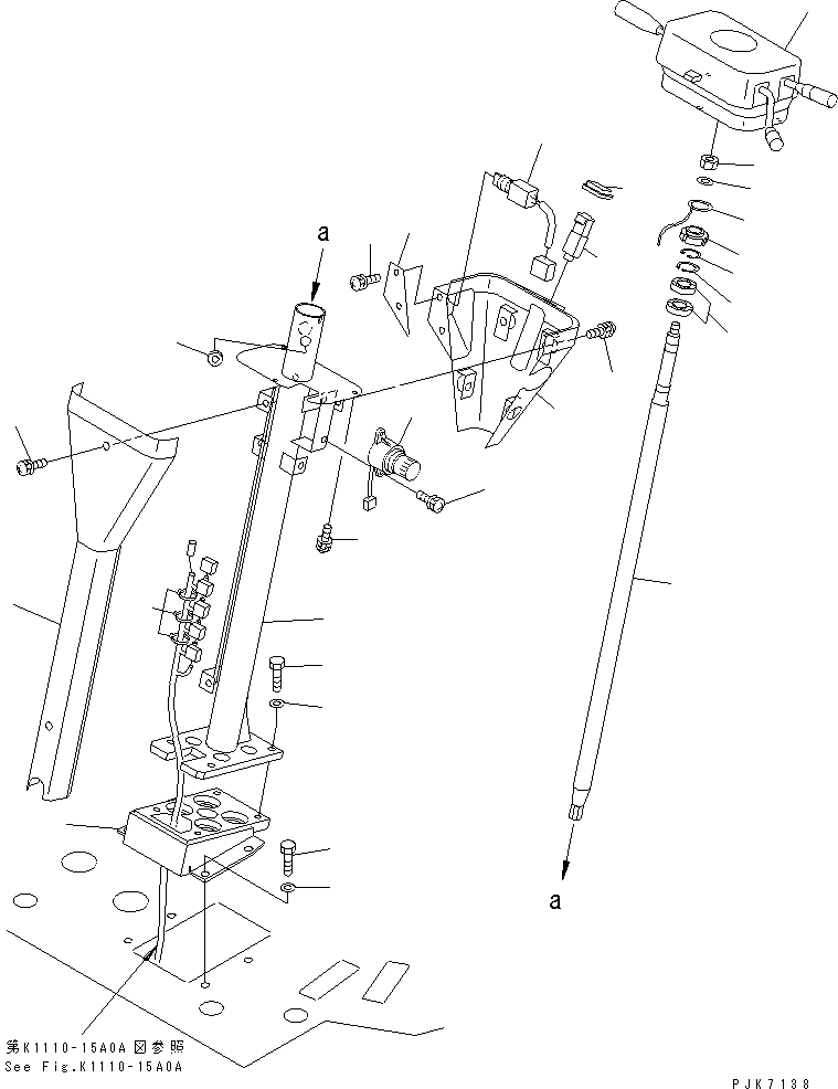 COLUMN 21J-40-13112 KOMATSU