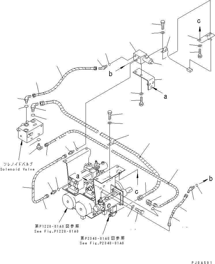 Шланг 07633-002A3 KOMATSU