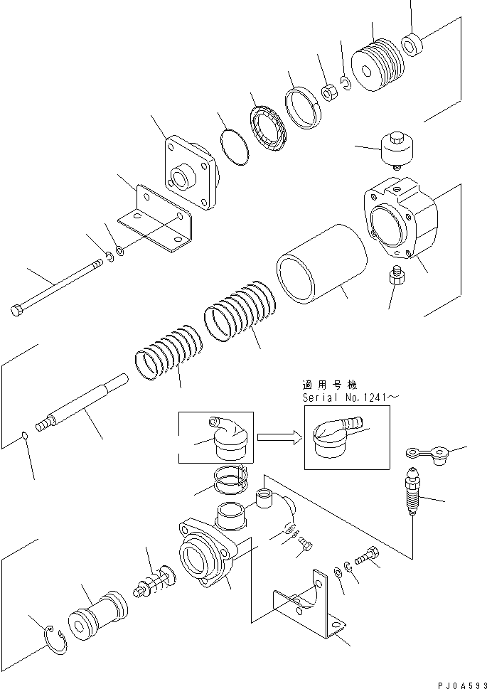 BRAKE BOOSTER ASS'Y 21J-60-11214 KOMATSU