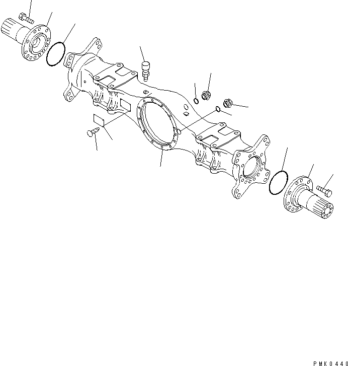 Картер 21J-23-11910 KOMATSU