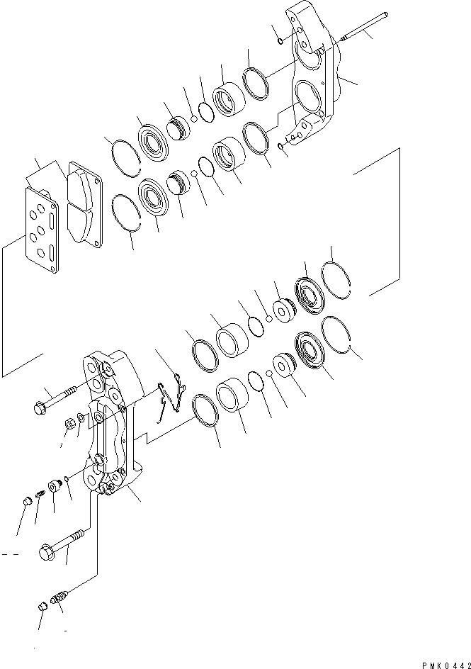 BRAKE ASS'Y,L.H. 20G-32-21704 KOMATSU