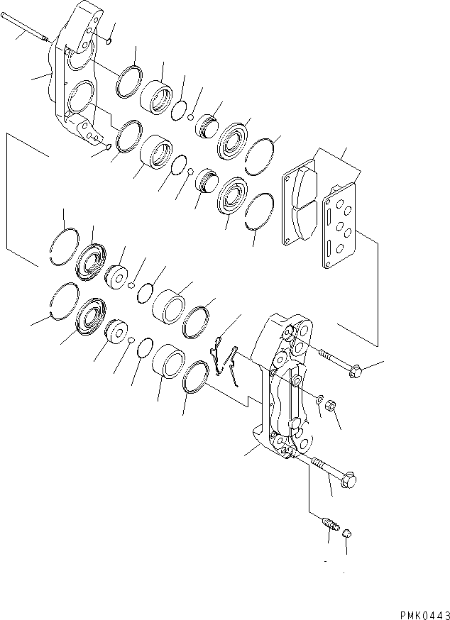CALIPER ASS'Y,R.H. 22G-32-21112 KOMATSU