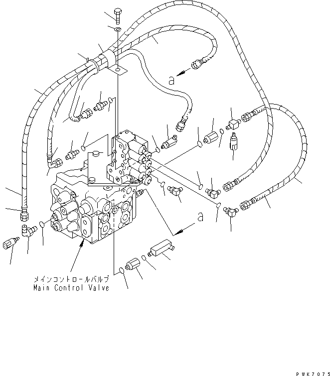 HOSE¤ 500MM 21J-62-16660 KOMATSU