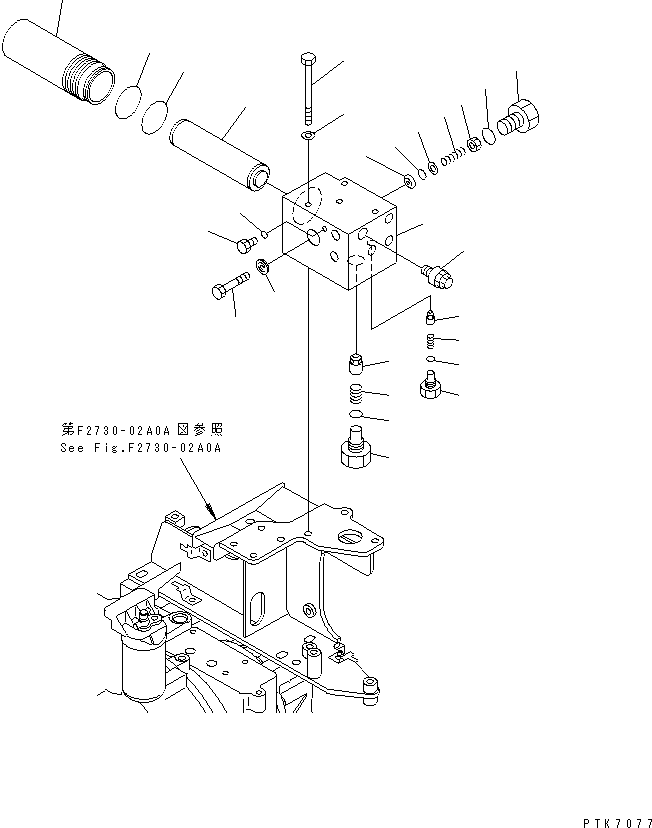 Фиксатор 21J-60-12640 KOMATSU