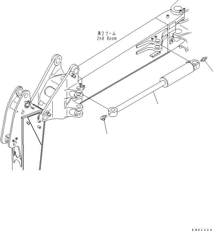 CYLINDER ASS'Y,OFFSET (707-00-0Z010) KOMATSU