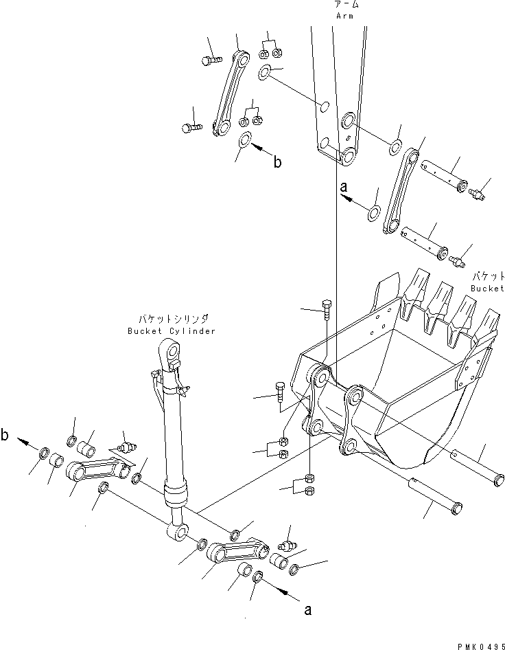 Палец 21J-70-13110 KOMATSU