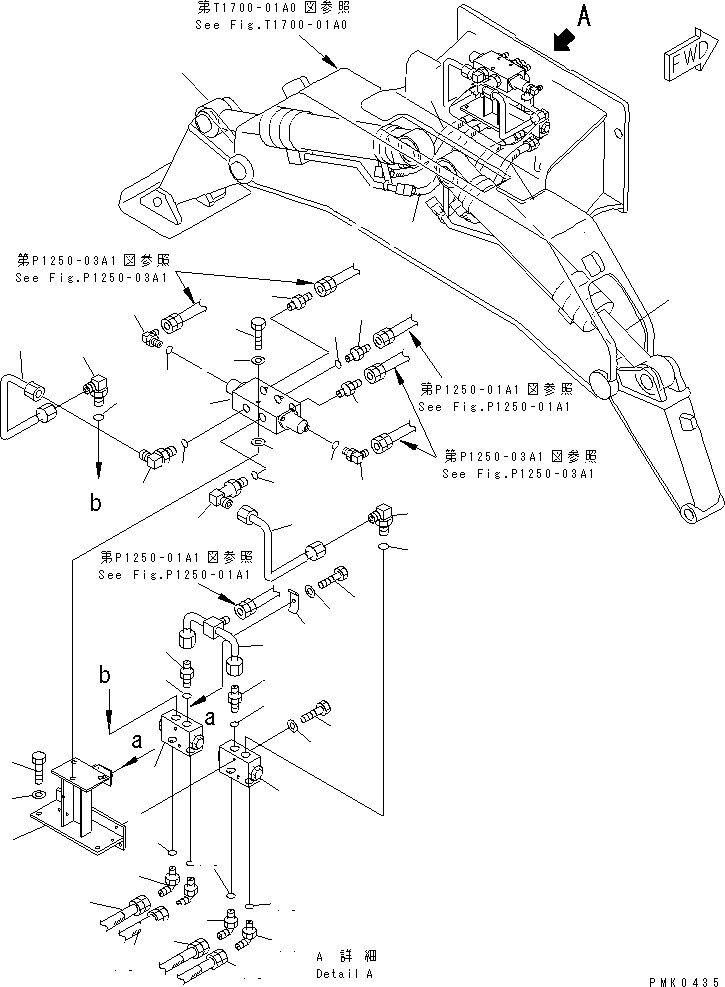 CYLINDER ASS'Y,OUTRIGGER (SEE FIG.Y1625-21A0) (21J-63-X2160) KOMATSU
