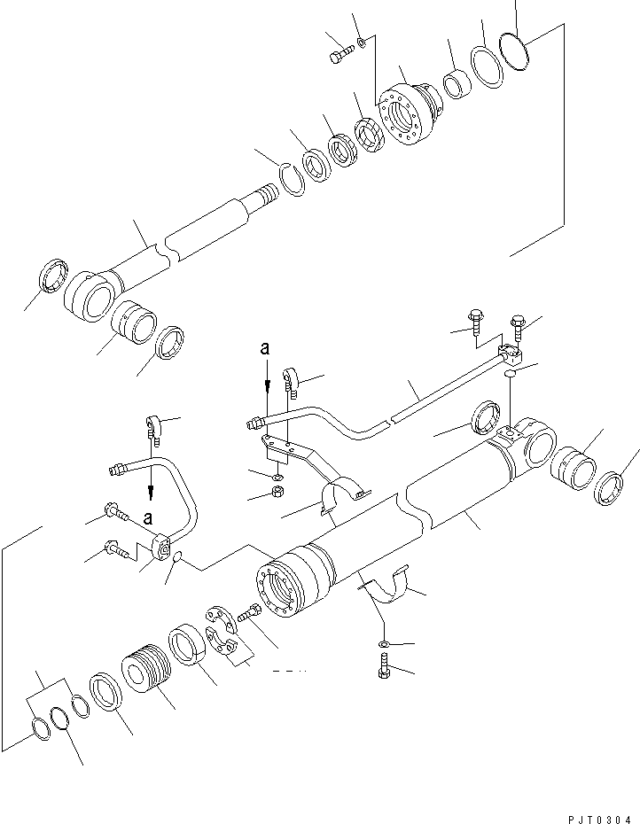 SERVICE KIT,2ND BOOM 707-99-62050 KOMATSU