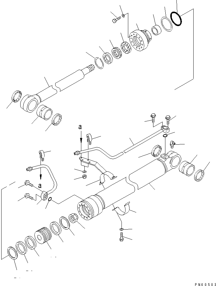 SERVICE KIT,2ND BOOM 707-98-45720 KOMATSU