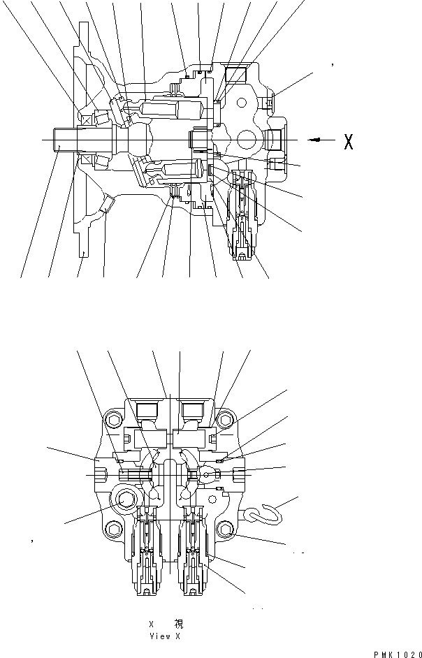 Стопорное кольцо TM0809-201 KOMATSU