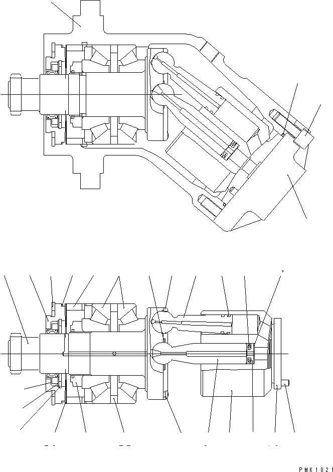 Вал UC1100470863 KOMATSU