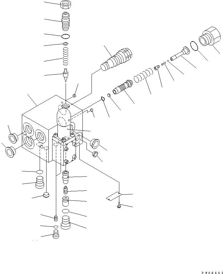Пробка UC1100543448 KOMATSU