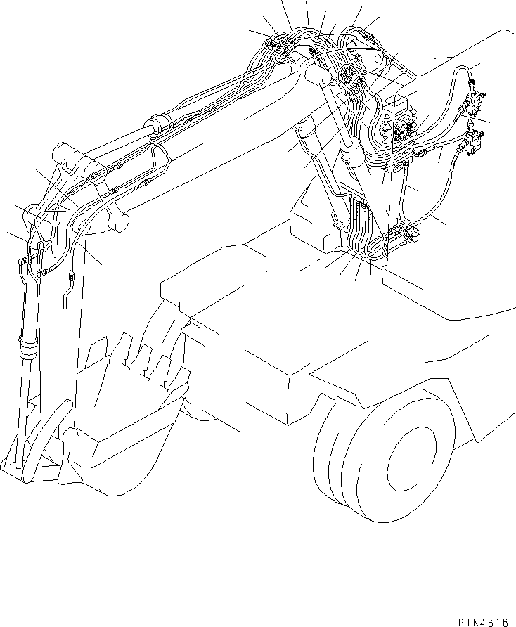 Шланг 20Y-62-11351 KOMATSU