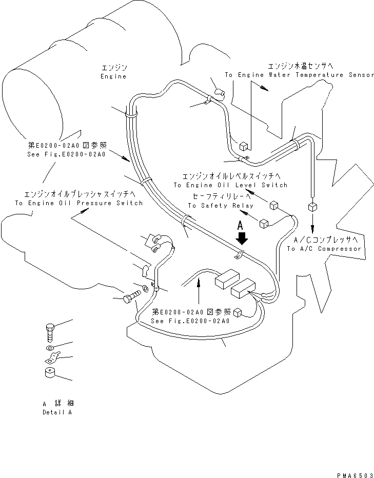 WIRING 20E-06-K1291 KOMATSU