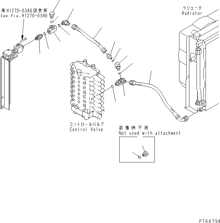 Шланг 20E-62-K2480 KOMATSU