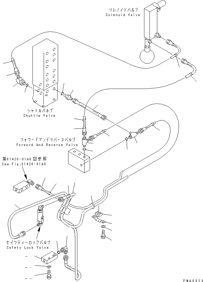 Шланг 20E-62-K2190 KOMATSU
