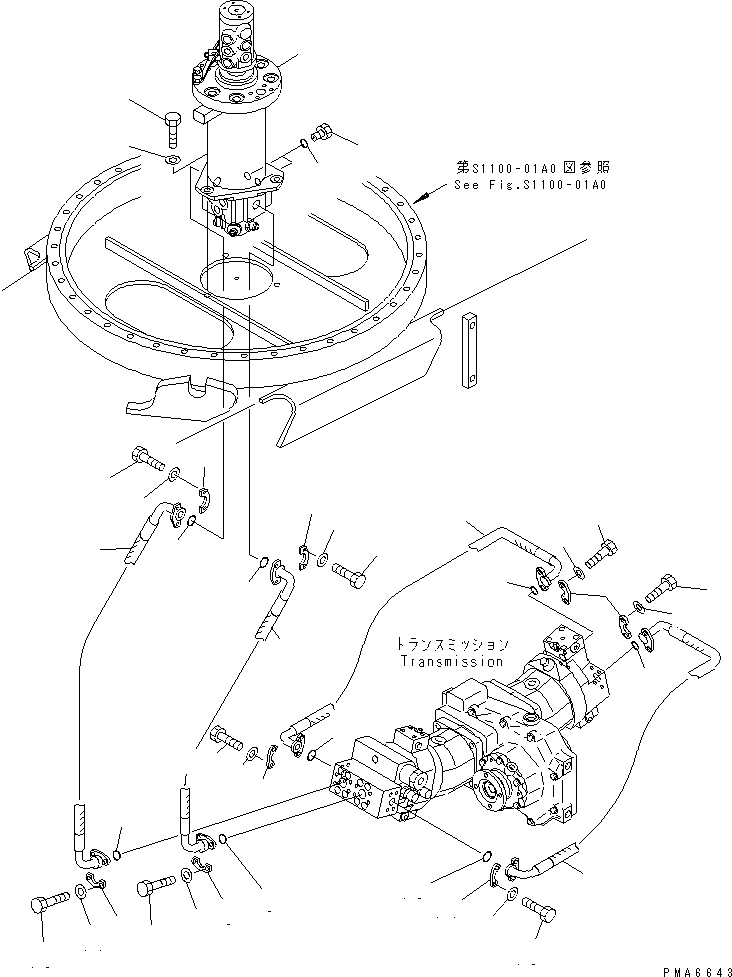 Шланг 20E-62-K4210 KOMATSU