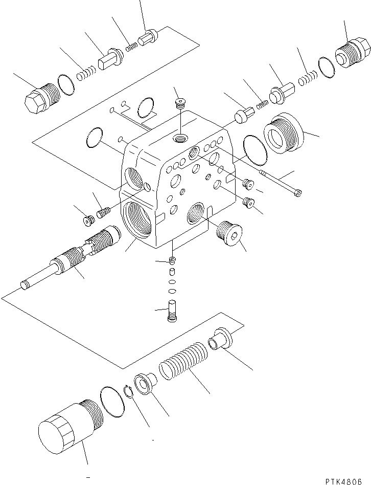 SEAL KIT,BRAKE VALVE 20E-60-K4010 KOMATSU