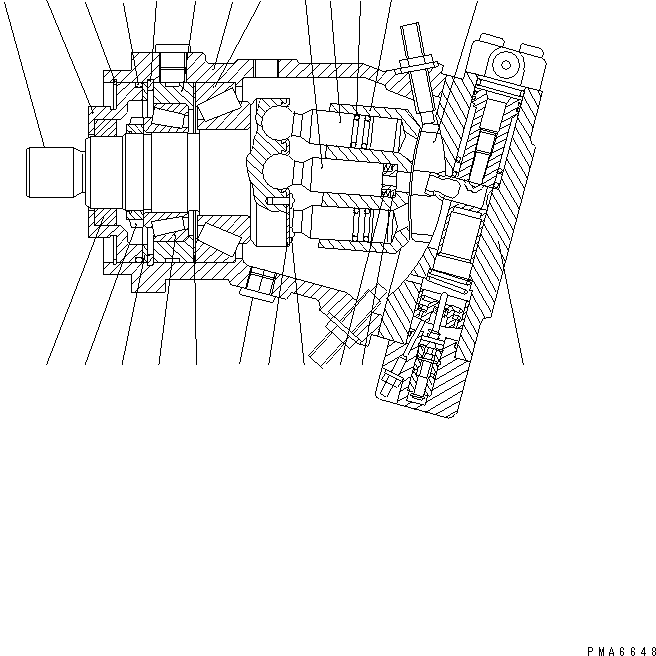 MOTOR ASS'Y,TRAVEL¤ REAR 20E-60-K1122 KOMATSU