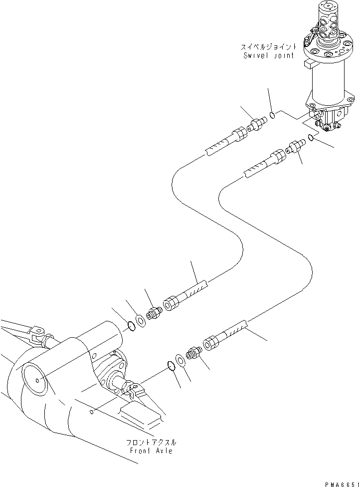 Шланг 20E-62-K4151 KOMATSU