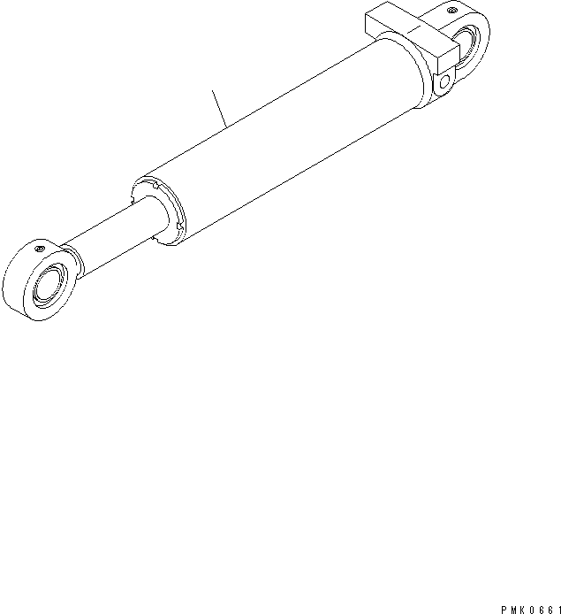 CYLINDER ASS'Y,OUTRIGGER 20E-61-K1130 KOMATSU