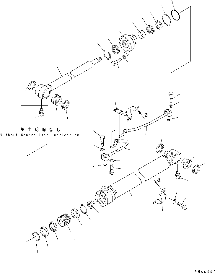 Цилиндр 203-63-54542 KOMATSU
