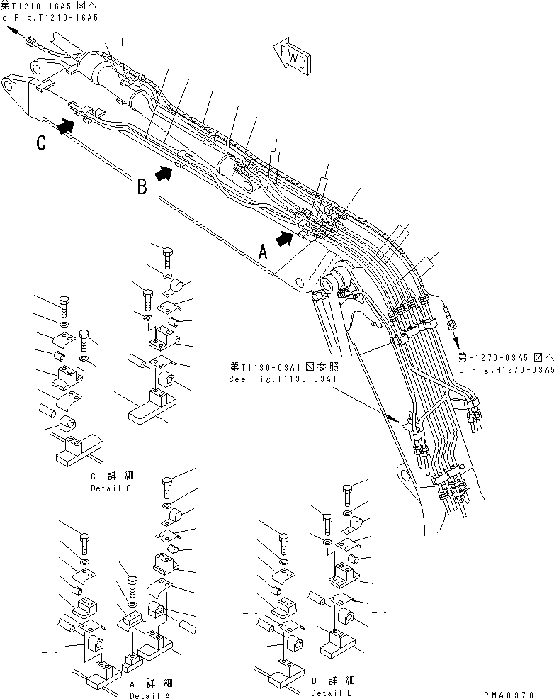 Зажим 140-61-18440 KOMATSU