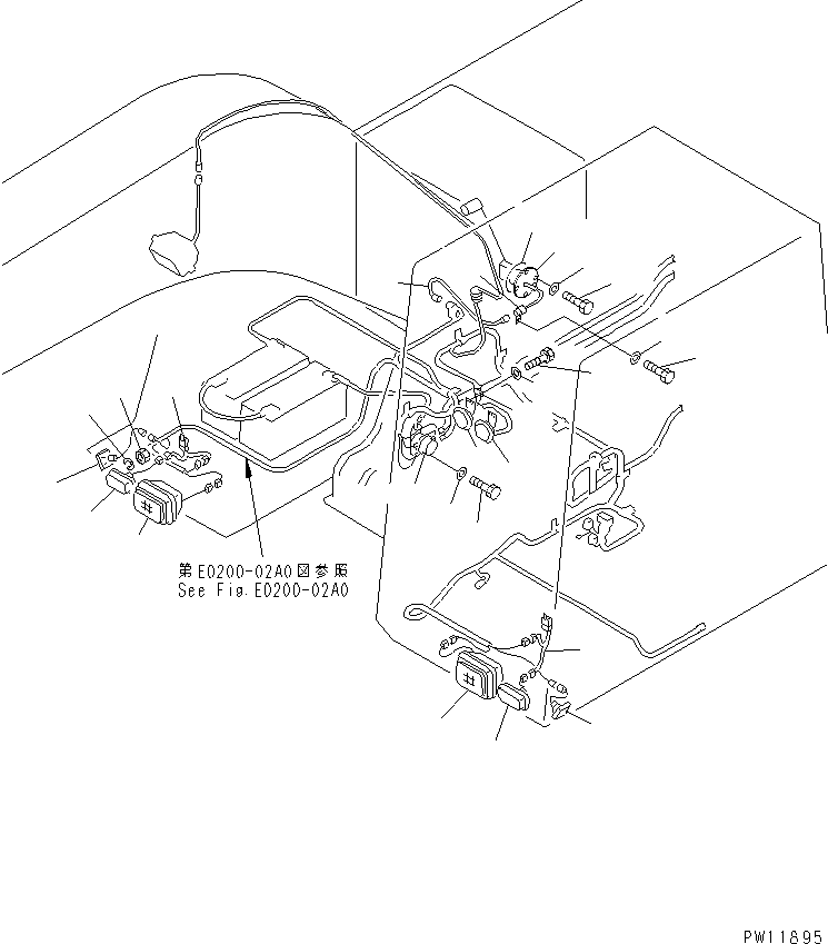 Жгут проводов 20K-06-11460 KOMATSU