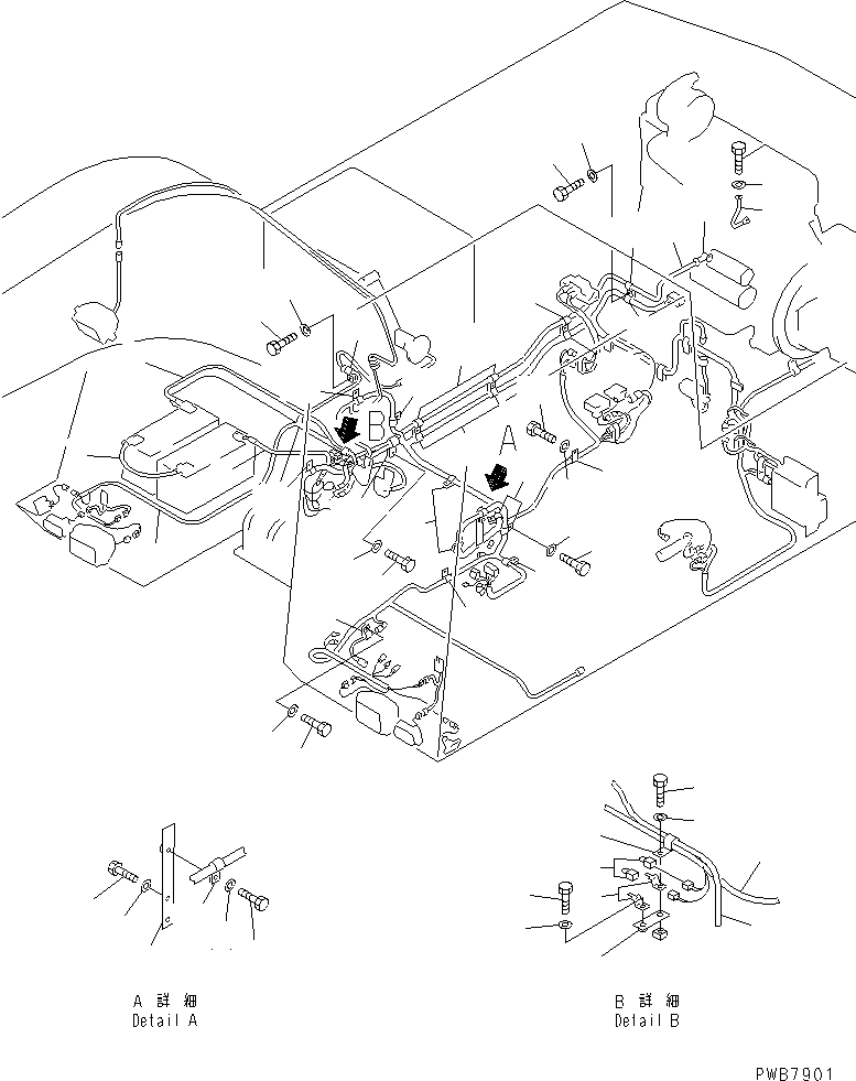 Кабель 08028-13100 KOMATSU