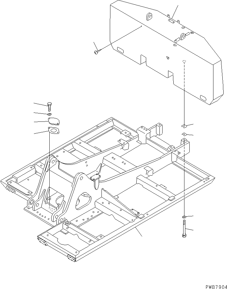 FRAME,REVOLVING 20K-46-14510 KOMATSU