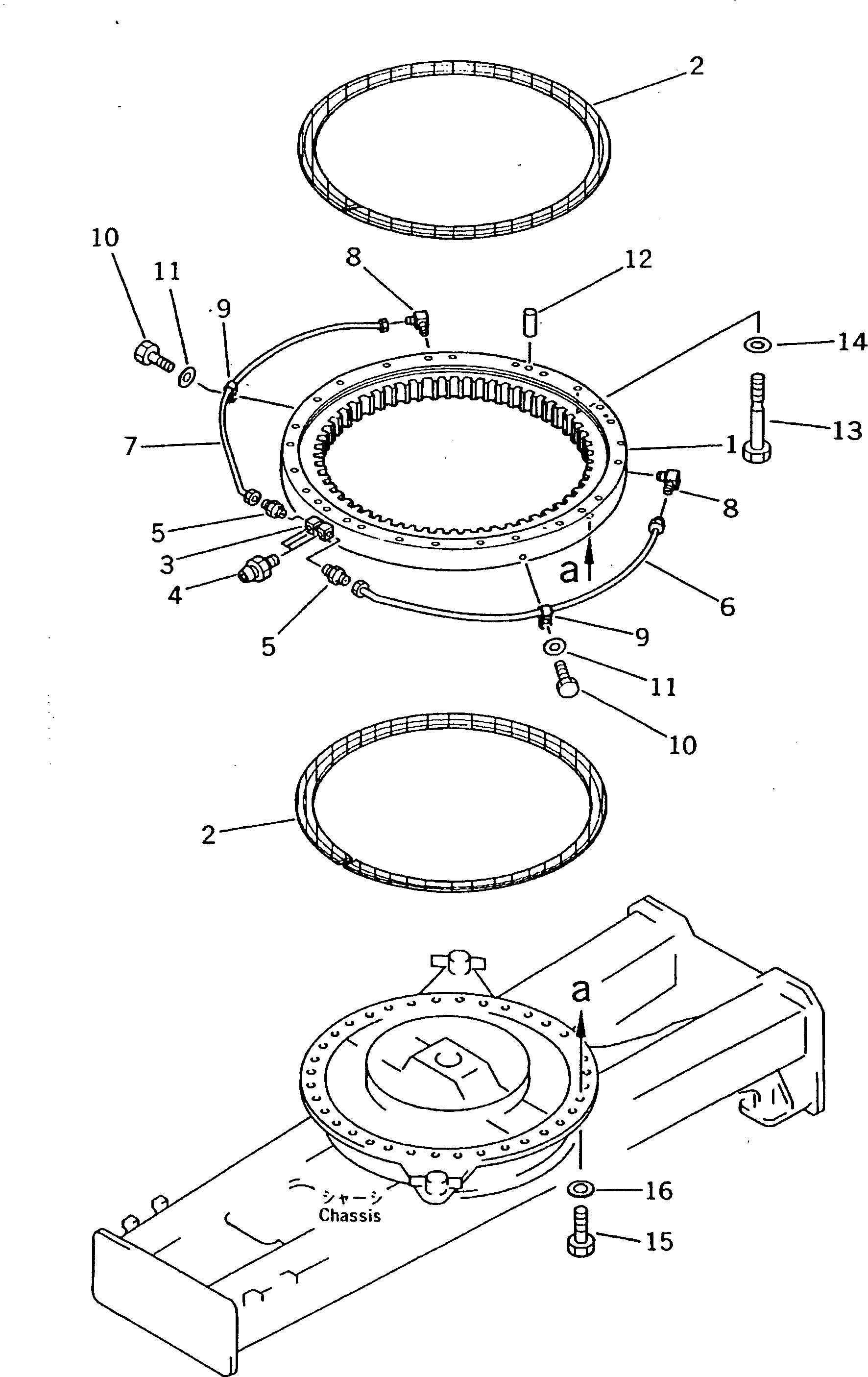 CIRCLE,SWING 20K-25-11100 KOMATSU