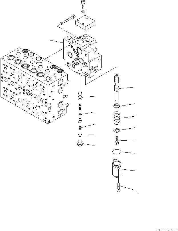 Клапан в сборе 723-40-71300 KOMATSU