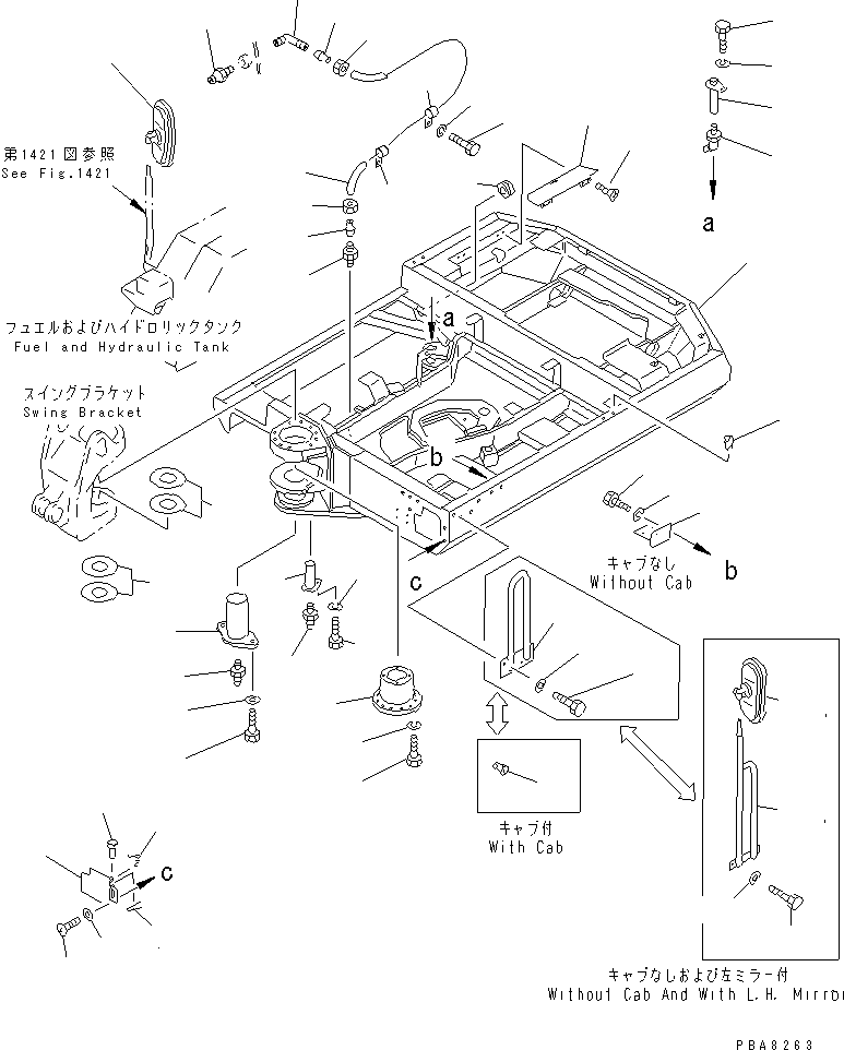 FRAME,REVOLVING 21F-46-11250 KOMATSU
