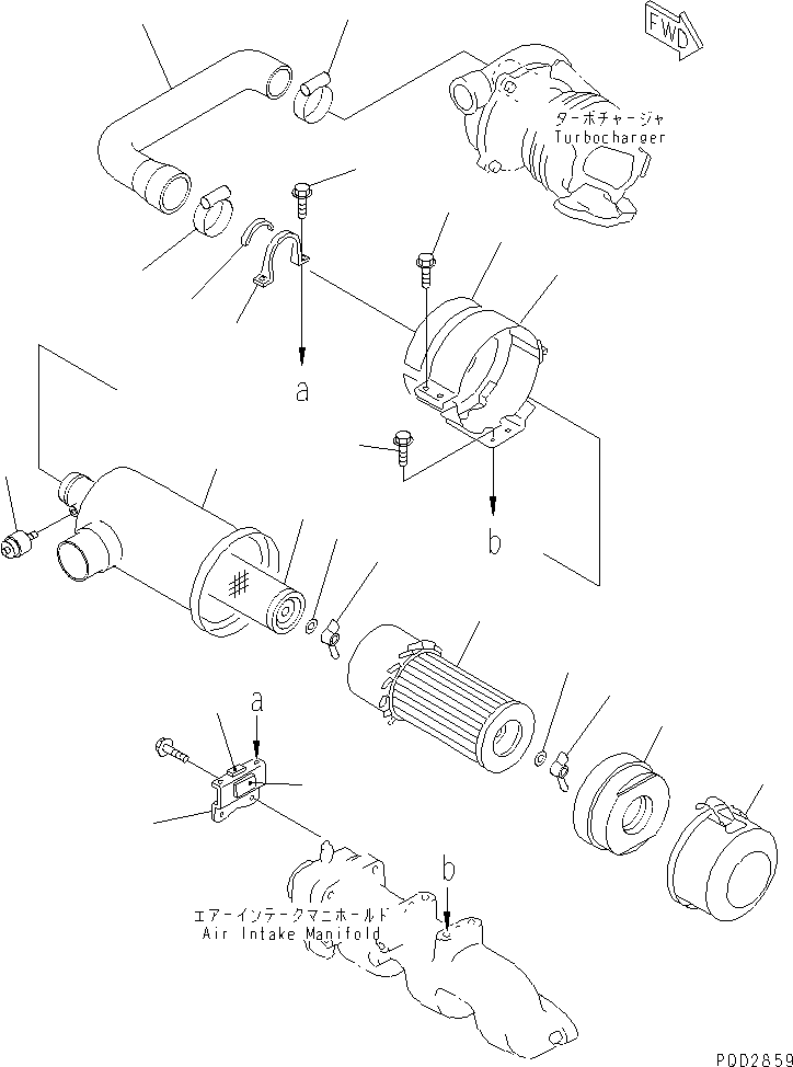 Корпус YM129139-12510 KOMATSU
