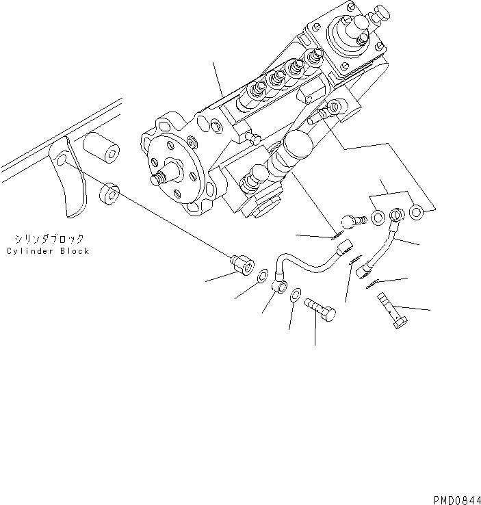 Трубка 6735-71-5551 KOMATSU
