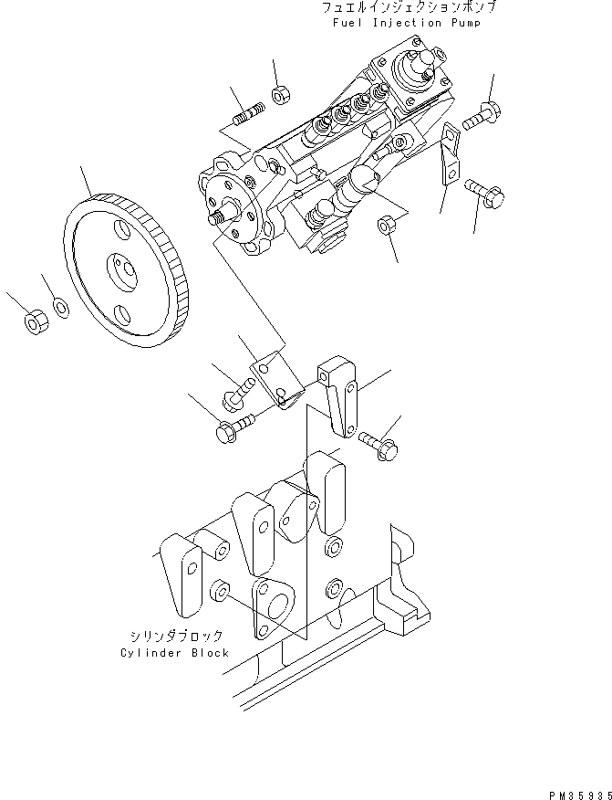GEAR,INJECTION 6732-71-3320 KOMATSU